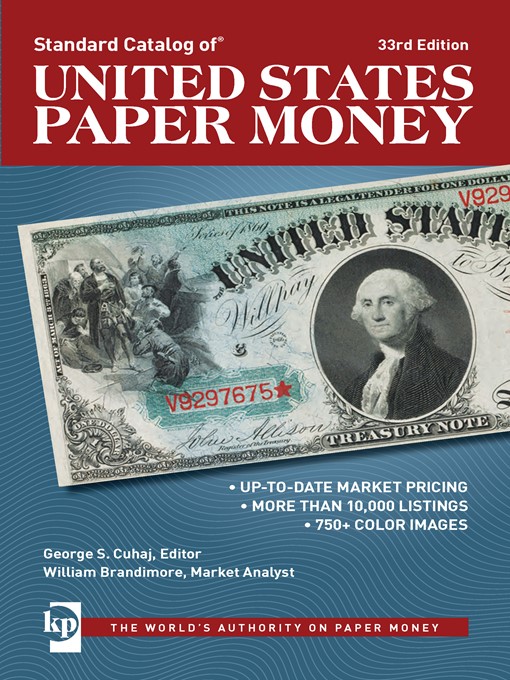 Cover image for Standard Catalog of United States Paper Money